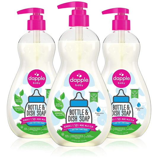 Baby Bottle & Dish Soap Fragrance-Free 3-Pack