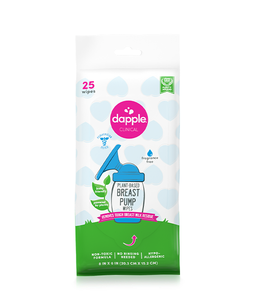 Momcozy Natural Breast Pump Wipes 30 Count (Pack of 3) for Parts Cleaning,  Fast & Convenient Travel, No Milk Residue Water Wash