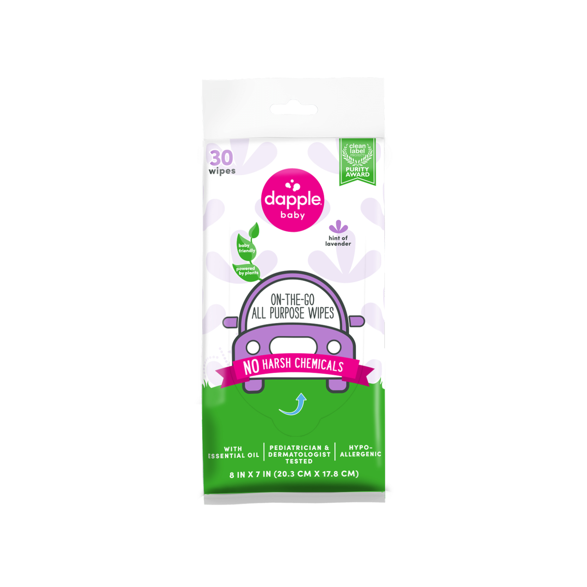 Dapple Baby - All Purpose Cleaning Wipes, Baby Safe, Natural Toy
