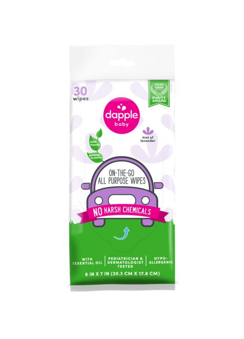 On-the-Go All Purpose Wipes - hint of lavender